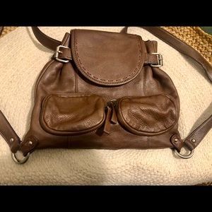 Calvin Klein Leather Backpack